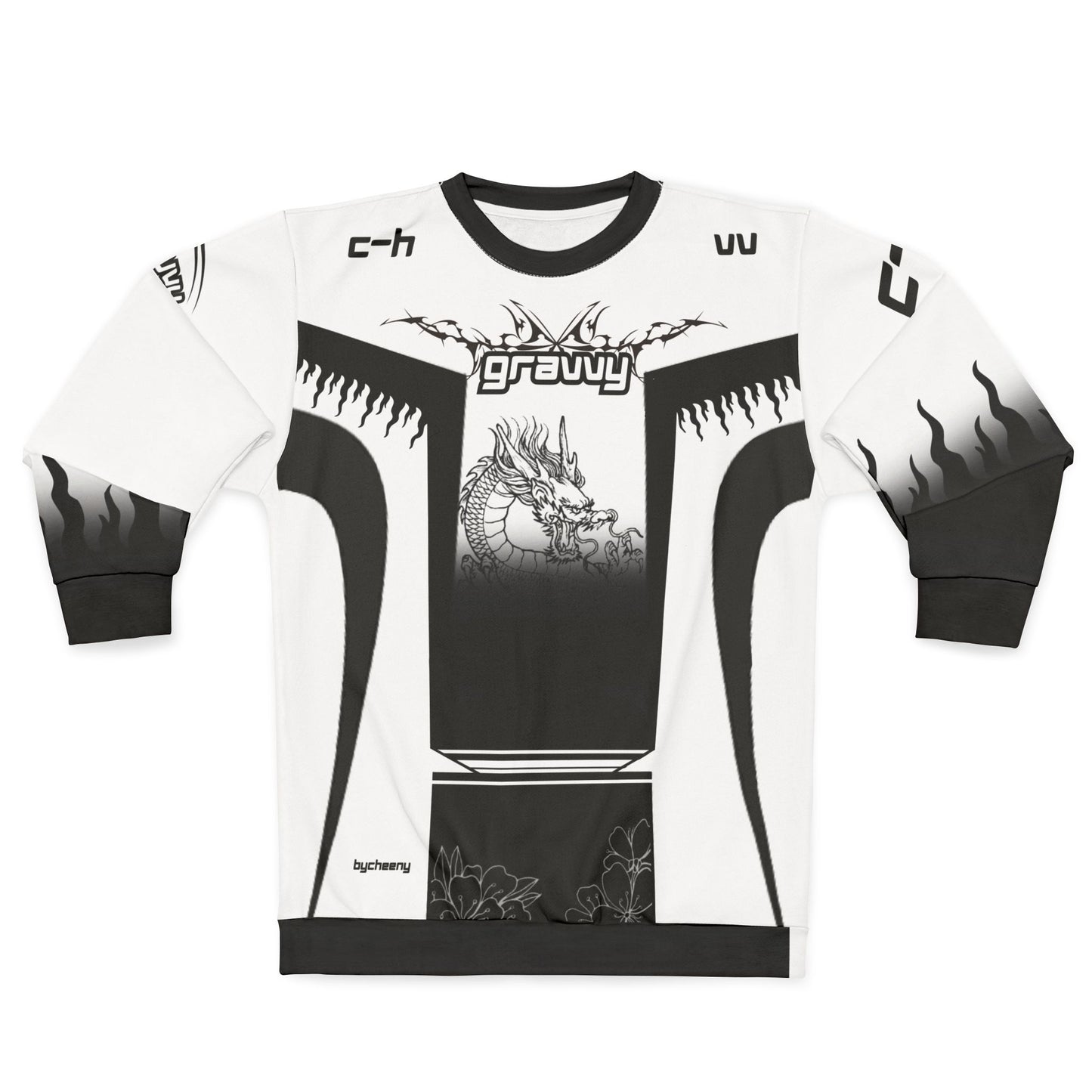 Gravvy Racing Motocross White Long Sleeve