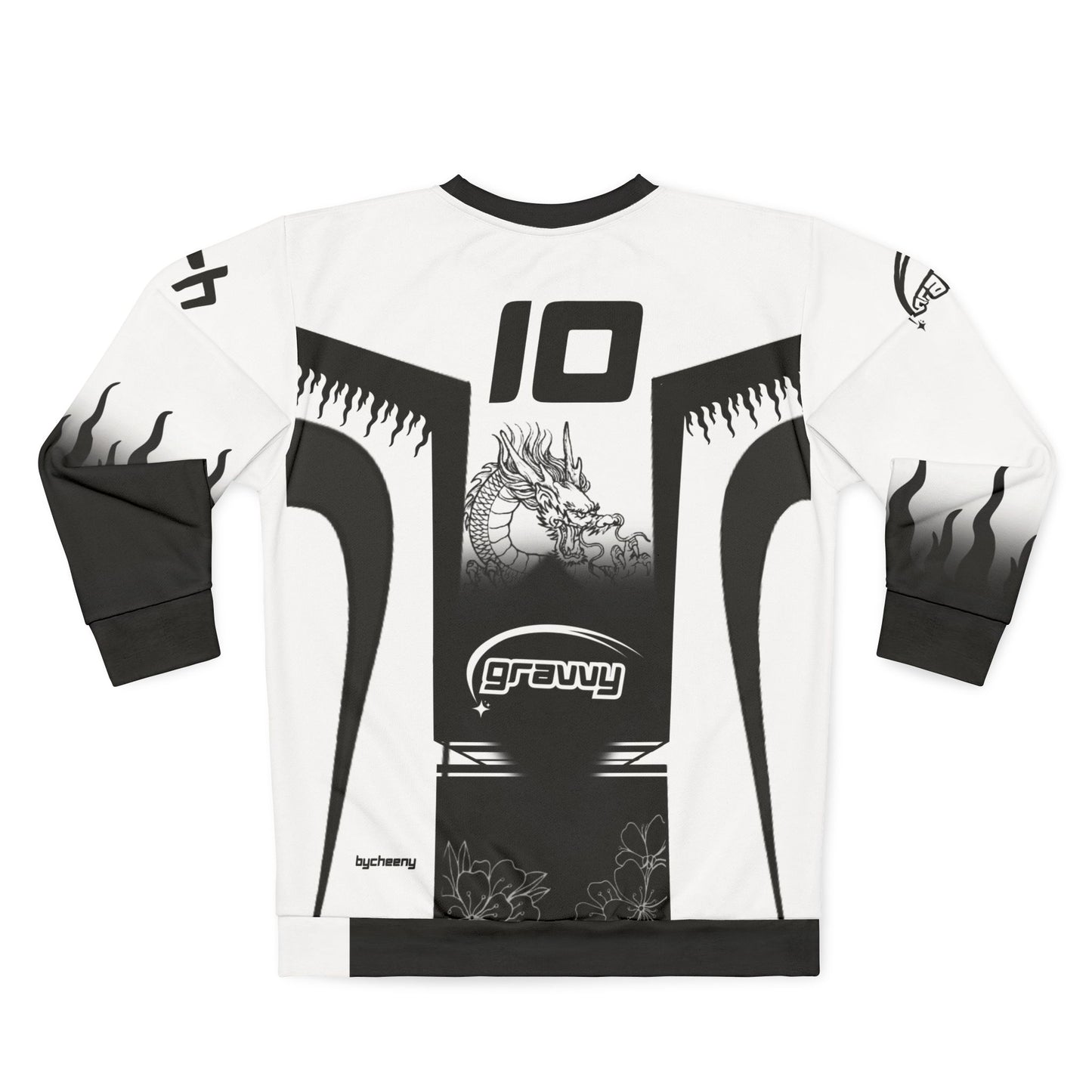 Gravvy Racing Motocross White Long Sleeve