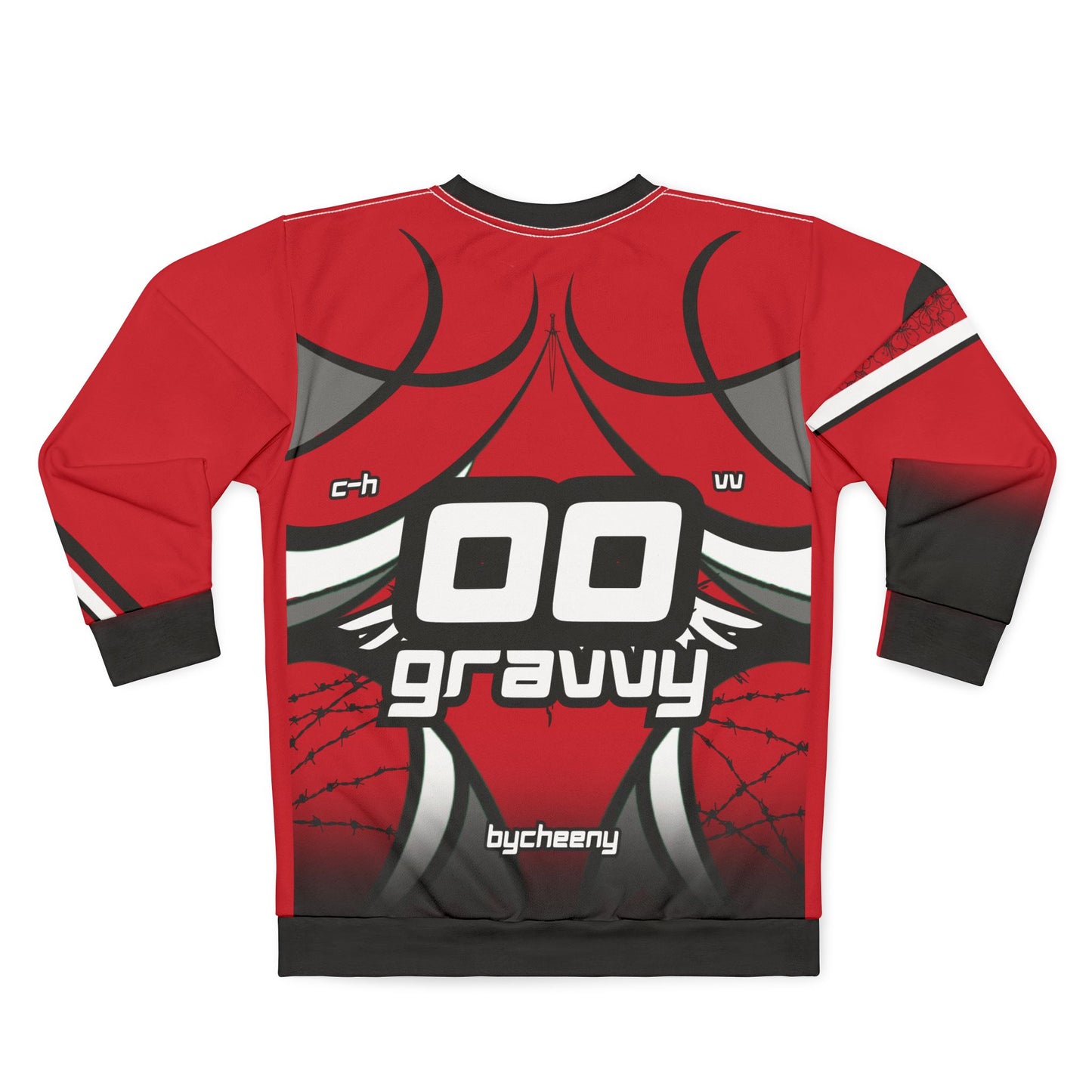 Gravvy Racing Motocross Red Long Sleeve