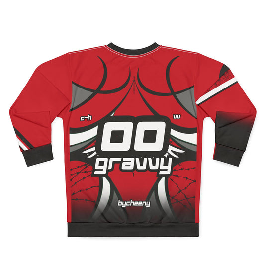 Gravvy Racing Motocross Red Long Sleeve