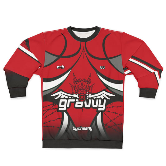 Gravvy Racing Motocross Red Long Sleeve